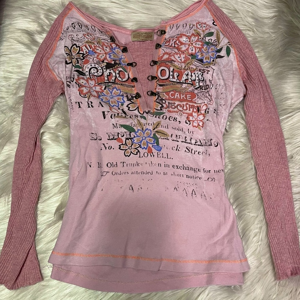 Skinny minnie y2k bedazzled top